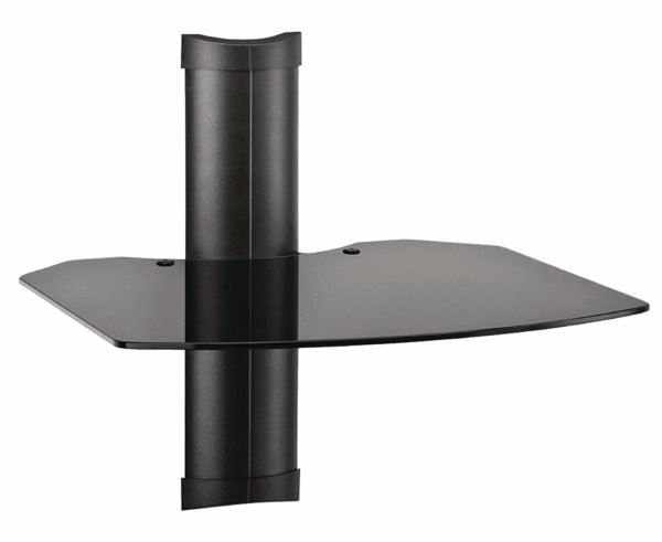 Omnimount Tria 1 B 1-Shelf Wall Furniture - Black/Dark Glass - Image 3