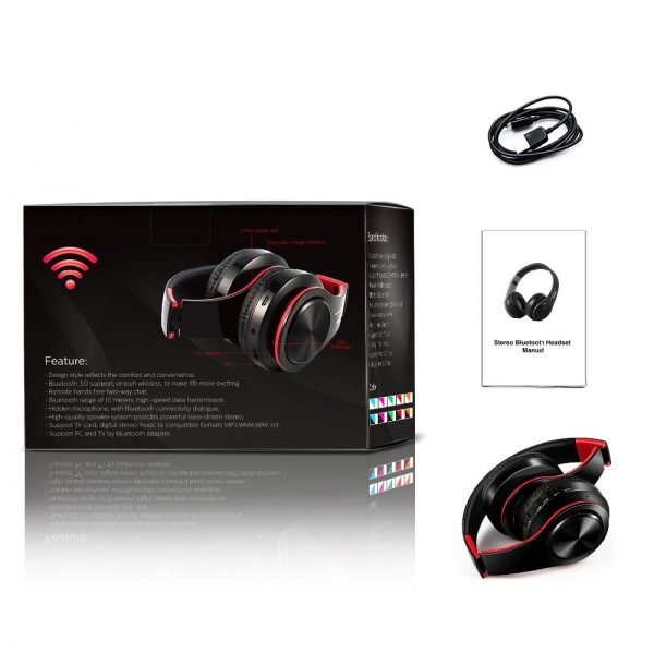2020 NEW Bluetooth V5.0 Wireless Headphones Stereo Earphone Headset Support FM With Built-in MIC for MP3 PC iPod cell phone - Image 6