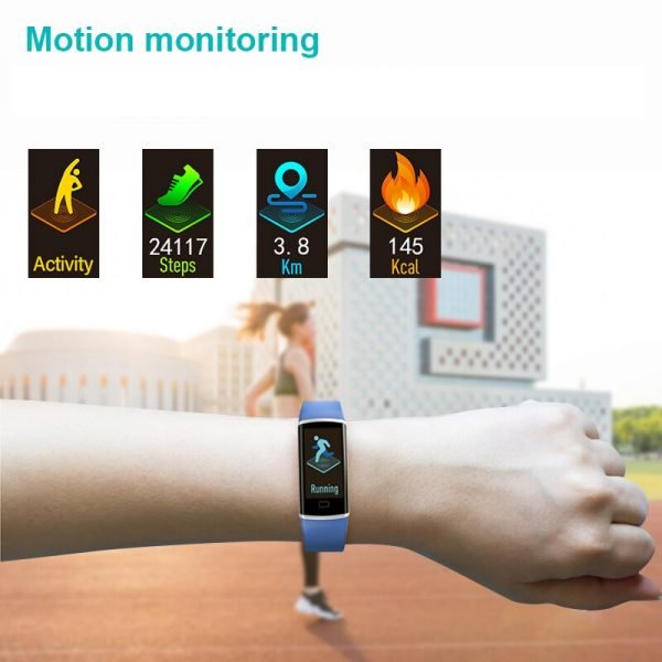 2020 smart wristband Smart Bracelet Blood Pressure Measurement Smart Band Fitness Tracker Heart Rate Monitor Bluetooth Reminder - Image 5