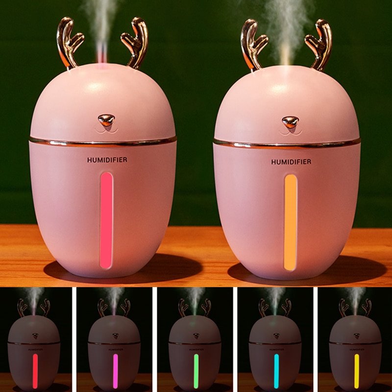 450ML Air Humidifier USB Aroma Essential Oil Diffuser For Home Office Aromatherapy Humidificador Difusor With nightLight Lamp - Image 4