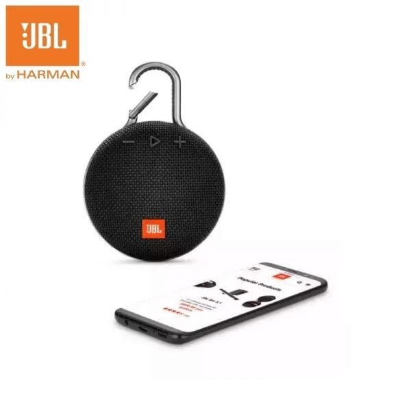 JBL Clip 3 Mini Portable Wireless IPX7 Waterproof Bluetooth Speaker with HD Microphone Passive Bass Driver 10 Hours Play - Image 4