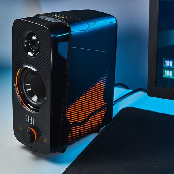 JBL QUANTUM DUO PC Gaming Bluetooth Speakers Noise Cancellation Surround Sound with Colorful Light for PC/Mac/Nintendo Switch - Image 2