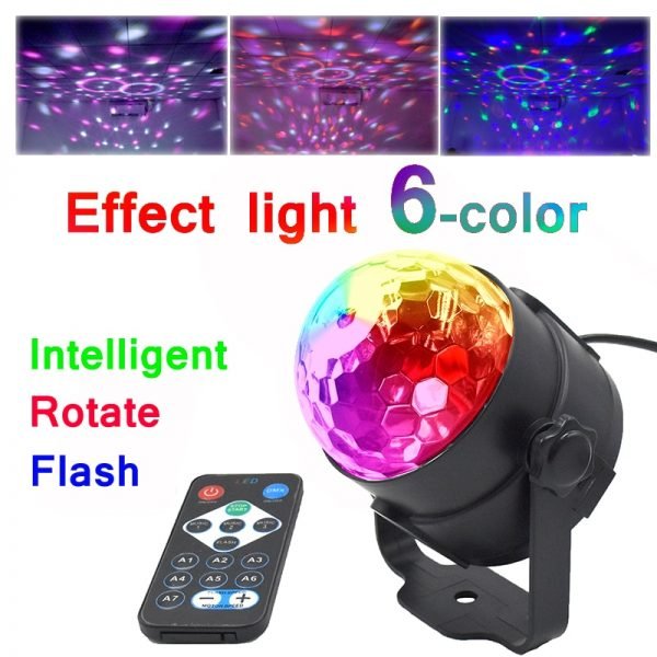Led Disco Light Stage Lights DJ Disco Ball Sound Activated Laser Projector effect Lamp Light Music Christmas Party Birthday - Image 5