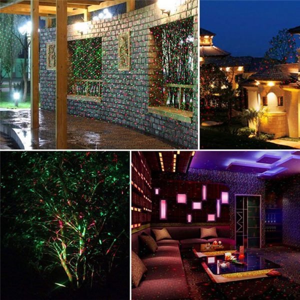 Moving Full Sky Star Laser Projector Landscape Lighting Red&Green Christmas Party LED Stage Light Outdoor Garden Lawn Laser Lamp - Image 5
