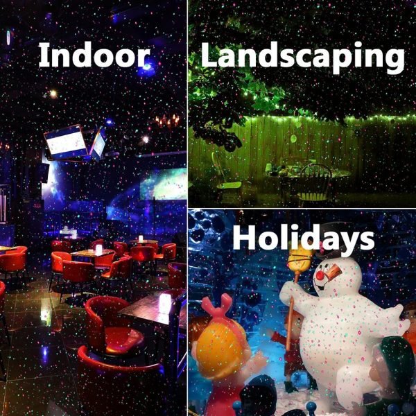Moving Full Sky Star Laser Projector Landscape Lighting Red&Green Christmas Party LED Stage Light Outdoor Garden Lawn Laser Lamp - Image 6
