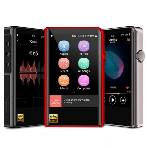 SHANLING M2X Hi-Res Portable Music Player Lossless WMA MP3 DSD256 32bit 384kHz Dual Bluetooth AptX LDAC Balanced Input